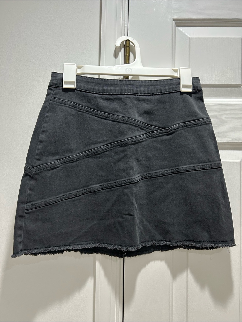 Mustard Seed Black Mini Skirt